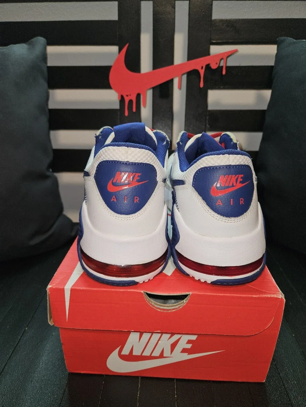Nike Air Max Excee - Wht/Deep Royal/Red - Sz 11M/12.5W (CZ9168-100)